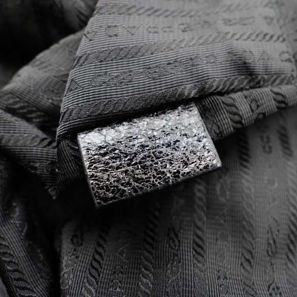 Prada Black Cervo Lux Leather Chain Bowling Bag - Picture 10 of 14